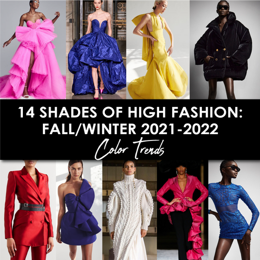 fall winter 2021 2022 fashion color trends, pantone fashion week