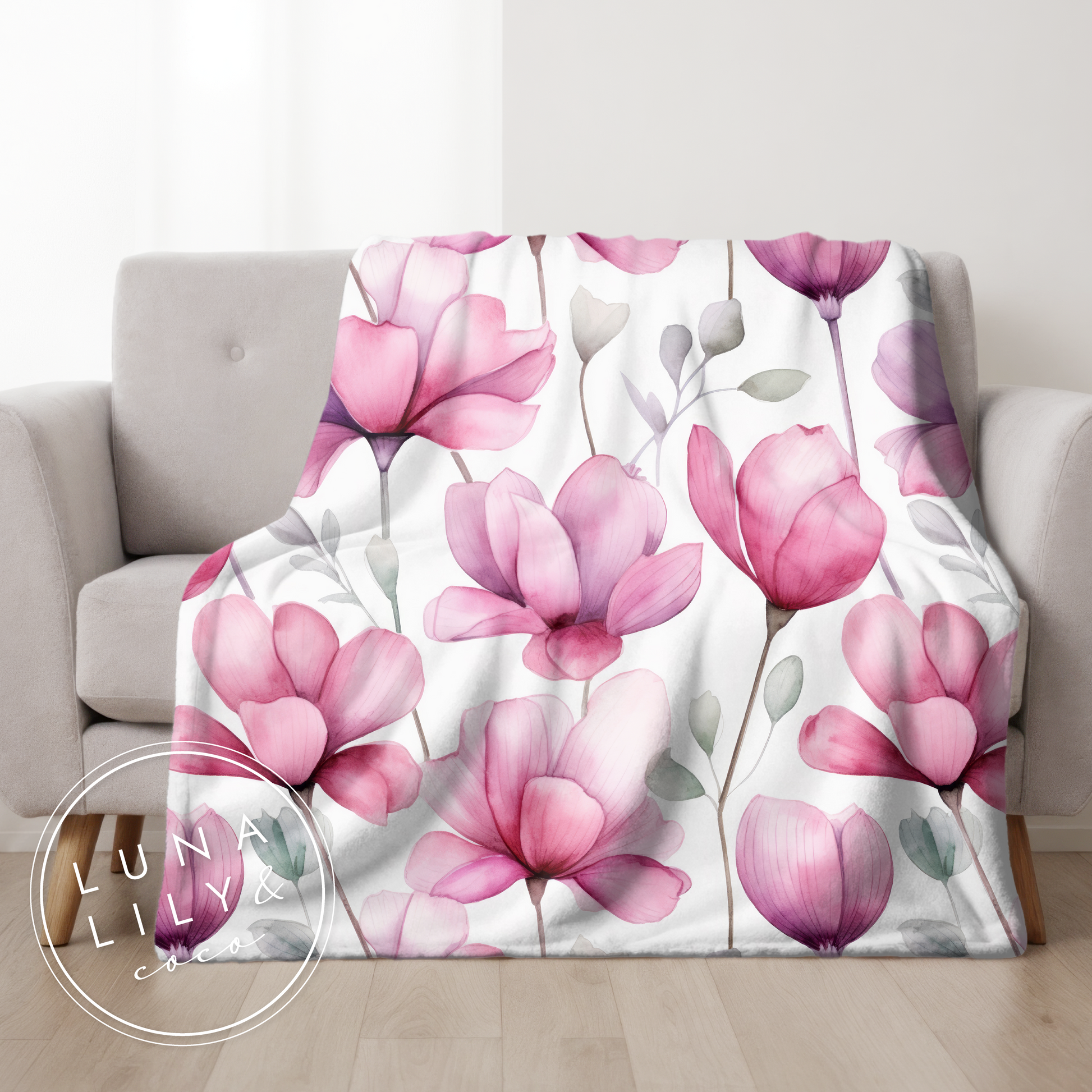 Watercolor Cyclamen Seamless Pattern, Cyclamen Flowers, Floral Seamless Pattern, Floral Prints, Flowers, Repeating Pattern, Digital Print - JPFashionStudio