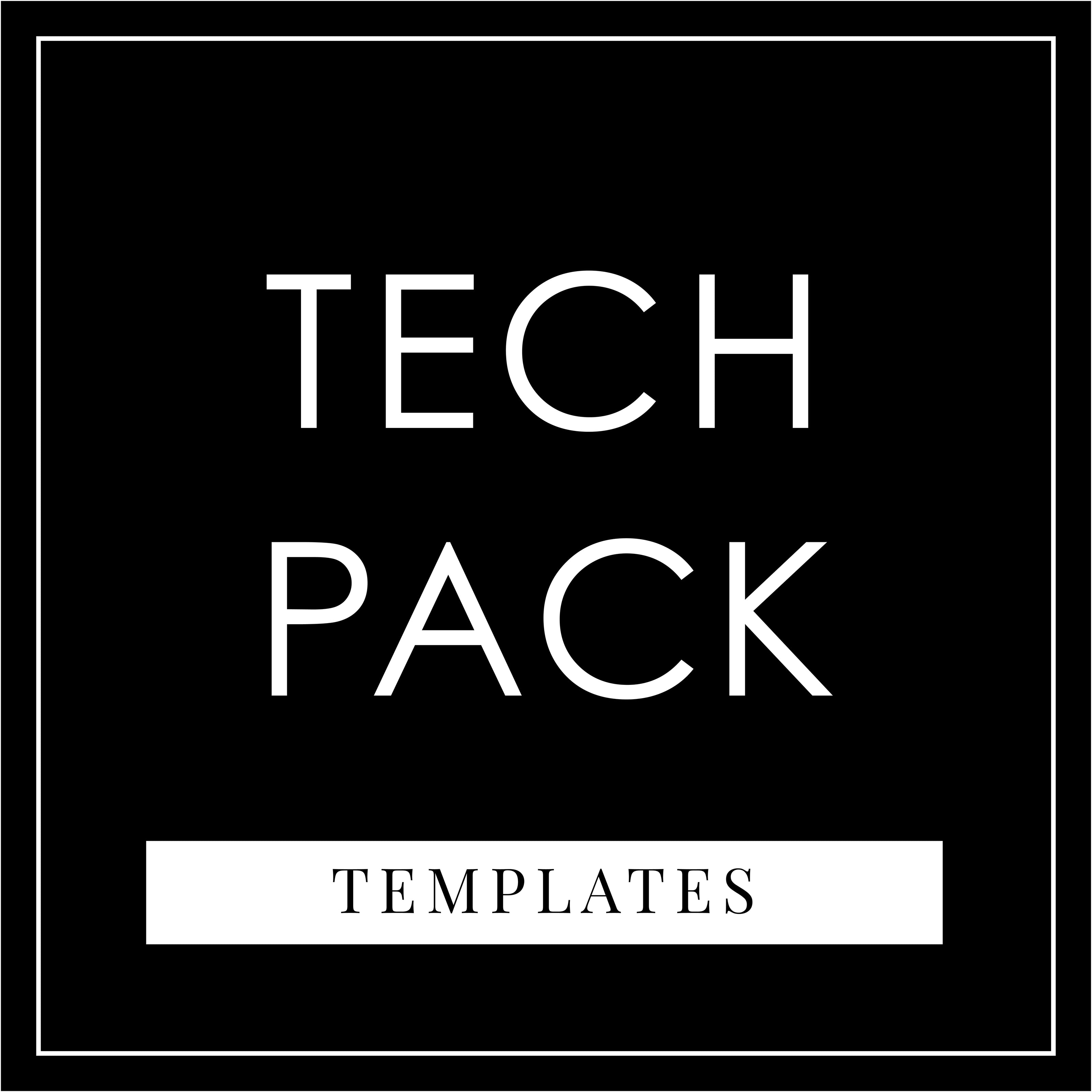Fashion Tech pack templates, spec sheets, measuring guide, garment design, fashion technical drawings