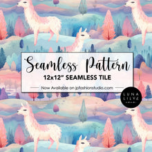 Load image into Gallery viewer, Llama Seamless Pattern Tile, Llama digital paper, Watercolor Cactus Digital Paper, Watercolor Llama, Watercolor Desert Art, Pastel Llama, Pink Llama, Seamless Repeat, Seamless Files, Digital Paper, Instant Digital Download  - Repeating Pattern - 300 DPI Resolution
