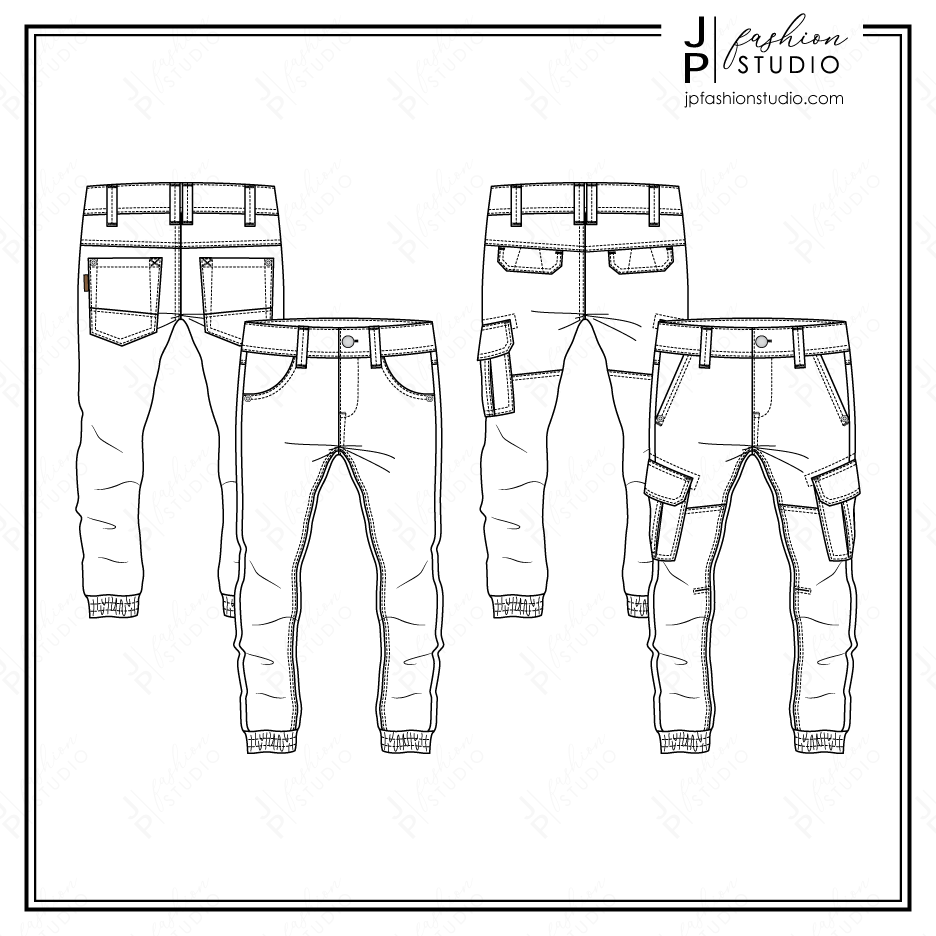 Buy Mens WIDE LEG TROUSER Fashion Flat Sketch Fashion Vector Sketch  Technical Fashion Sketch Tailoring Menswear Sketch Online in India - Etsy