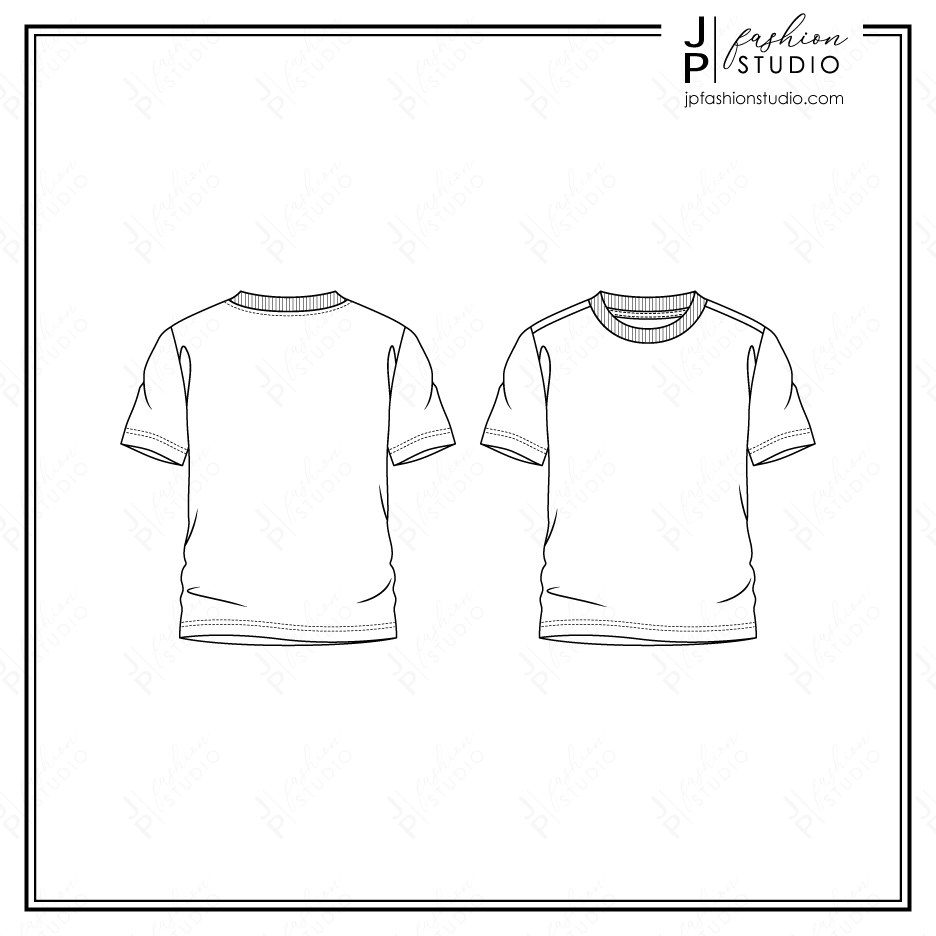 [All New] Men Tops Fashion Technical drawings for Adobe Illustrator ...