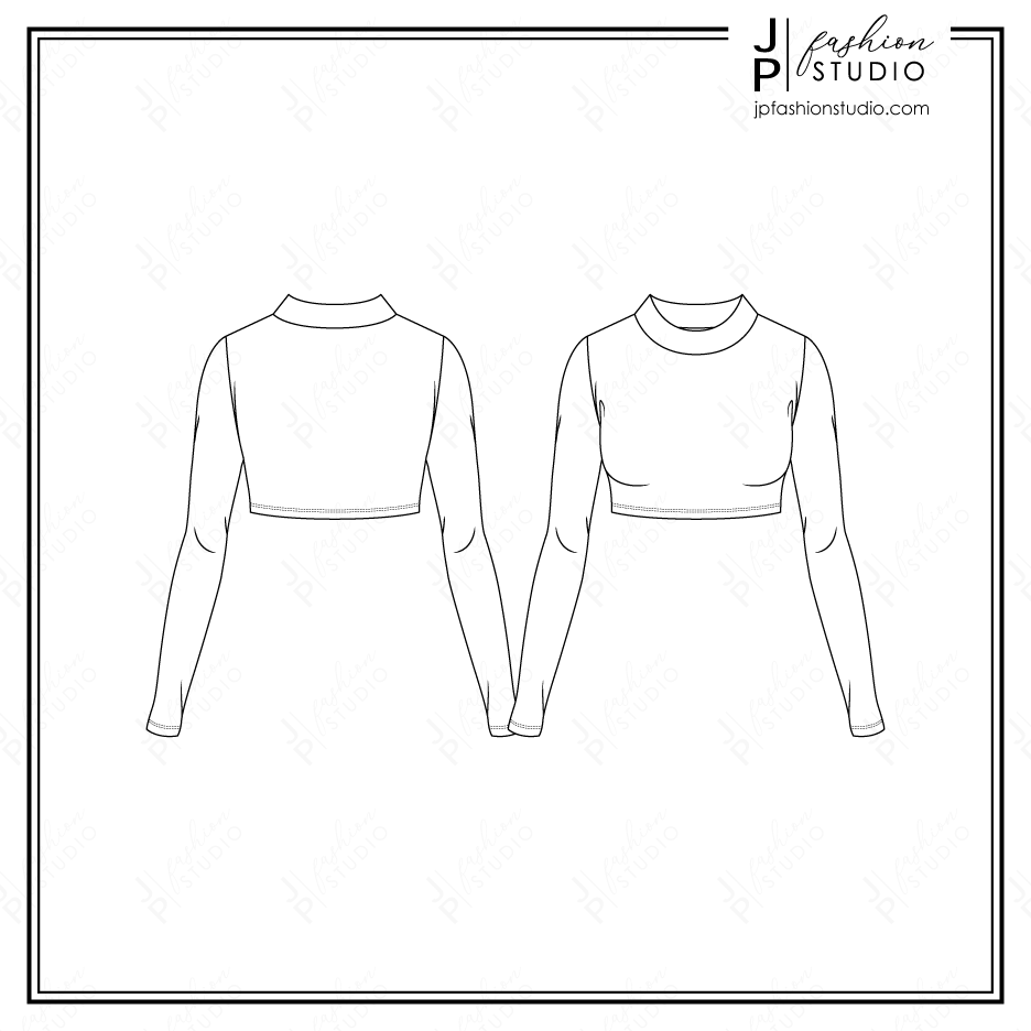 Women Casual Outfit Sketches (3 Styles) / Fashion Flat Sketches / Fall –  JPFashionStudio